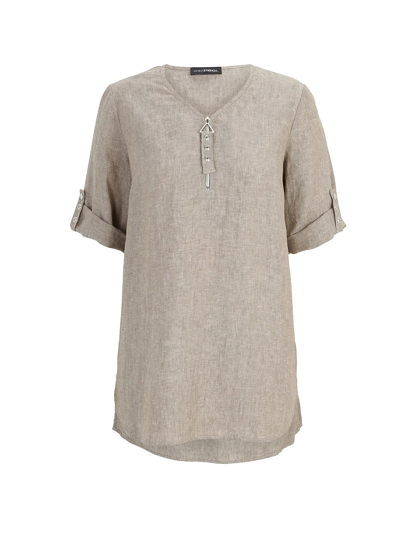 DORIS STREICH | Leinenbluse | beige